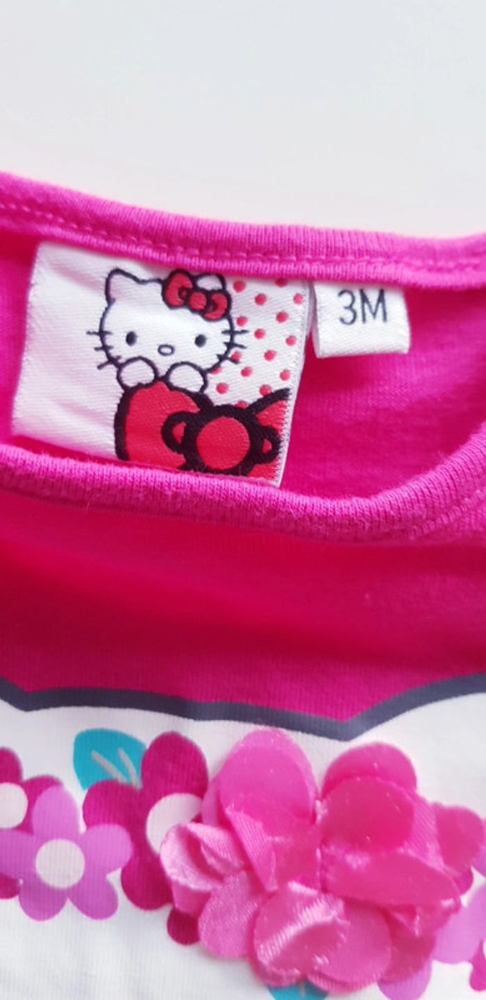 Tee-shirt Hello kitty 3 mois - photo numéro 2