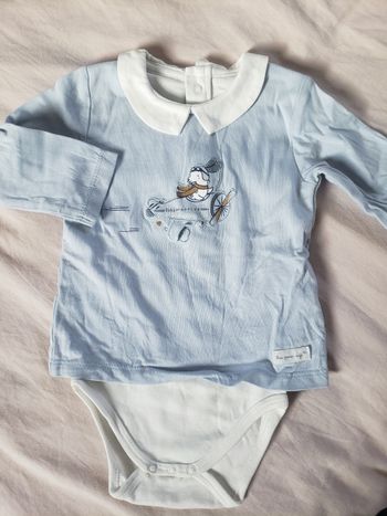Body et tee-shirt intégré 6 mois