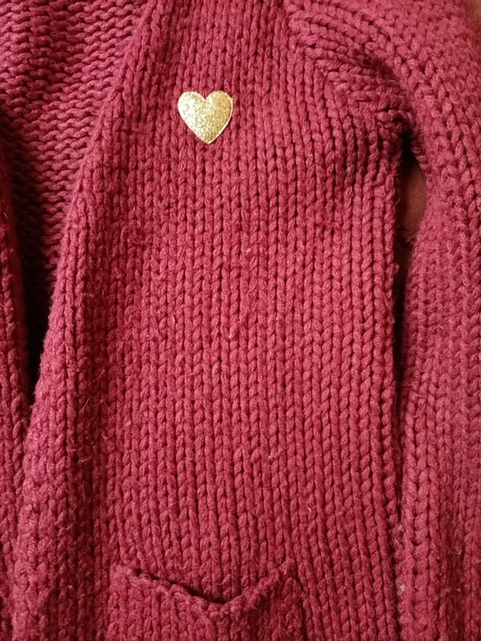 Joli gilet long Vertbaudet 10 ans - photo numéro 3