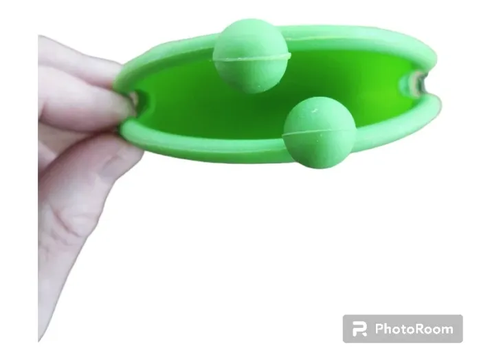 Porte monnaie vert plastique souple - photo numéro 2