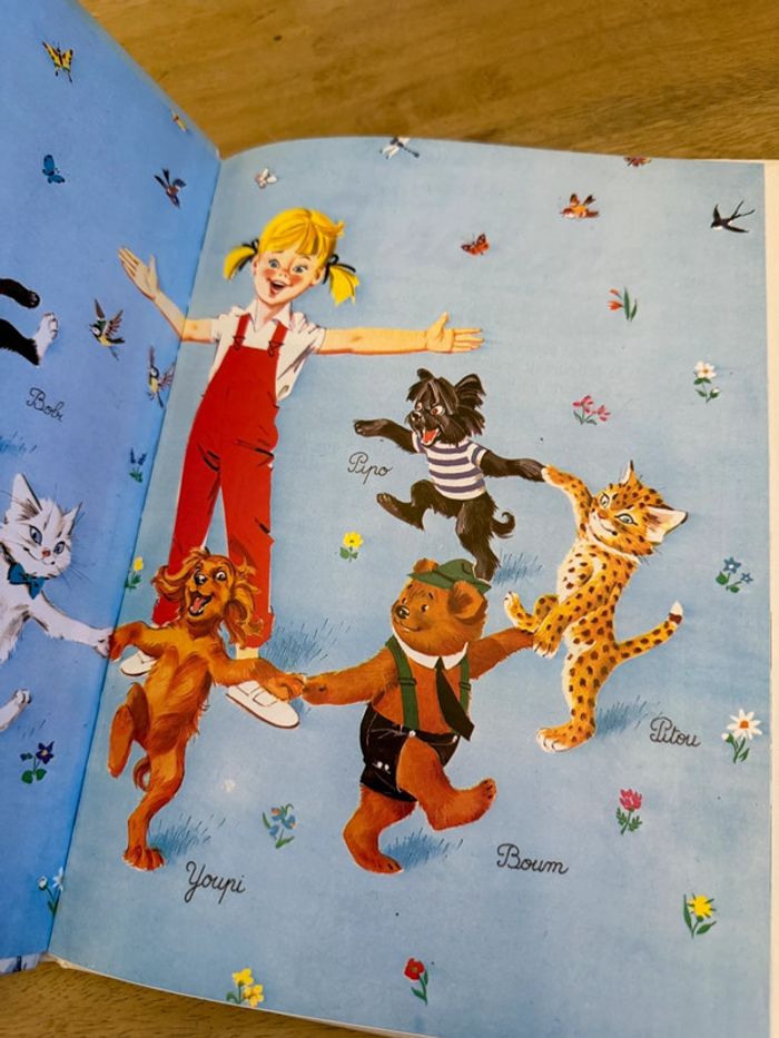 Livre vintage ancien Caroline et les Vagabonds (sans autocollant) Pierre Probst - photo numéro 3