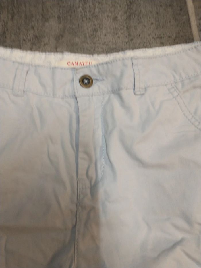 Short bleu taille 36 de marque Camaïeu - photo numéro 2