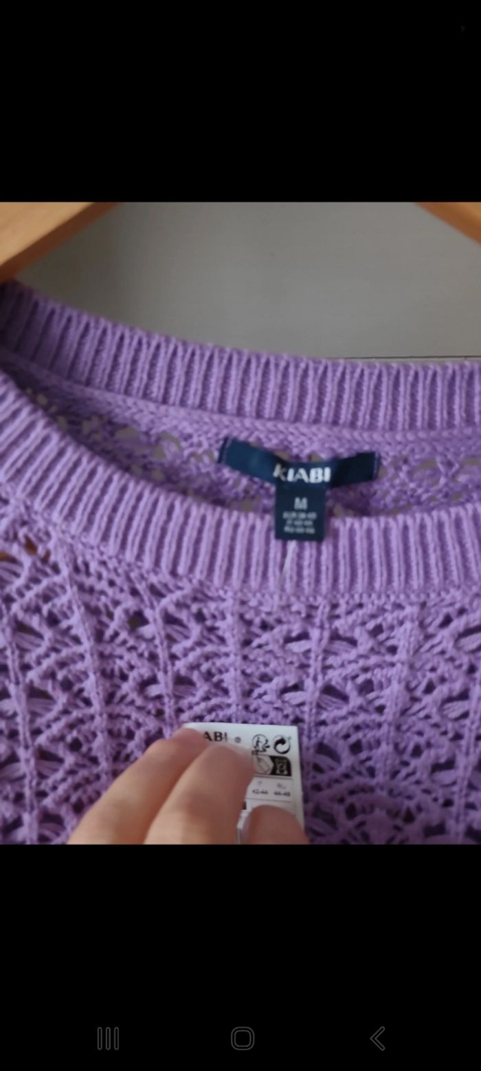 Pull crochet Kiabi - photo numéro 3