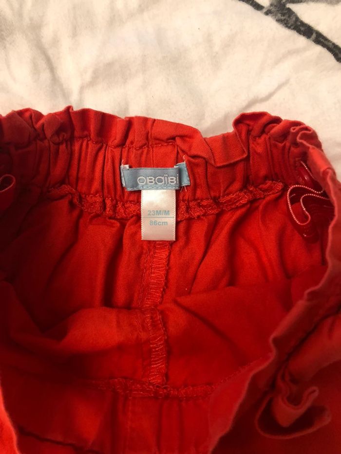 Pantalon fin été mi saison fille 24 mois okaïdi - photo numéro 2