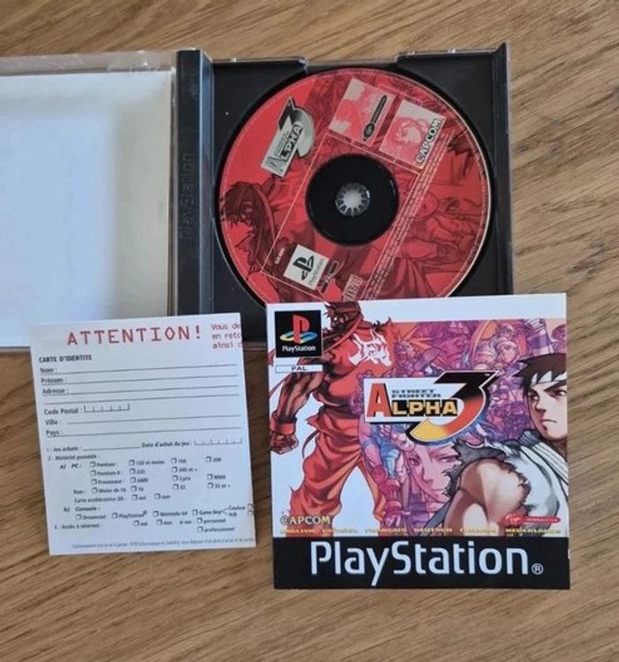 Street Fighter Alpha 3 - Sony Playstation 1 PS1 - Complet Cib - Pal Fr / Euro - photo numéro 5