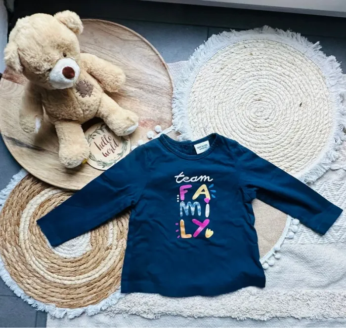 Blouse TAO bleue 18M 80cm