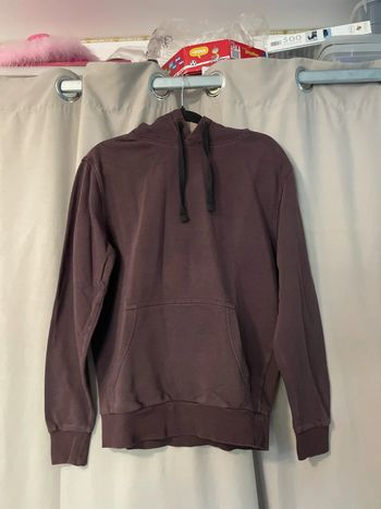 Sweat à capuche violet