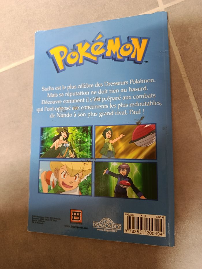 Livre pokémon Sacha au combat - photo numéro 2