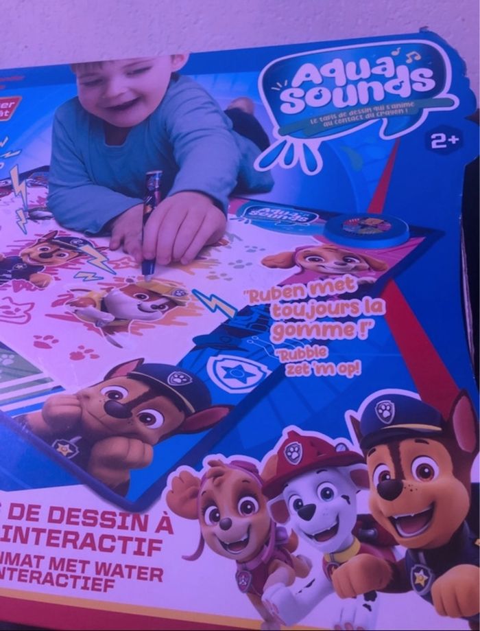 Tapis de dessins à l’eau interactif pat patrouille - photo numéro 3