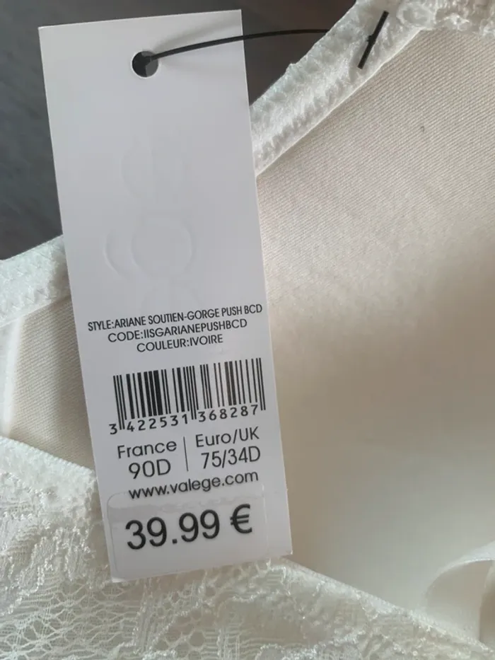 Valege soutien gorge T 90D - photo numéro 6