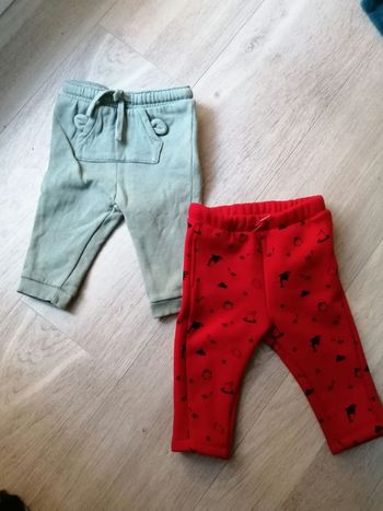 Lot 2 pantalons epais kiabi