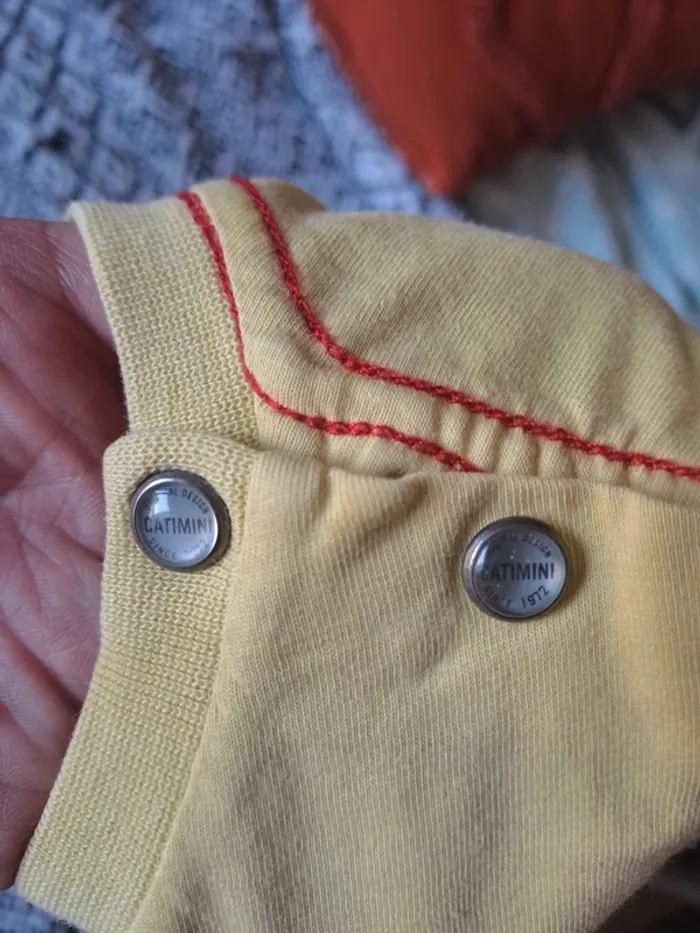 T-shirt jaune garçon catimini comme neuf 2 ans - photo numéro 7