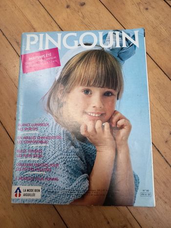 Catalogue tricot pingouin printemps été numéro 80 vintage