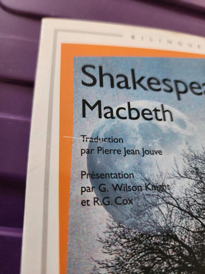 Livre de poche "Shakespeare" de Macbeth - photo numéro 9