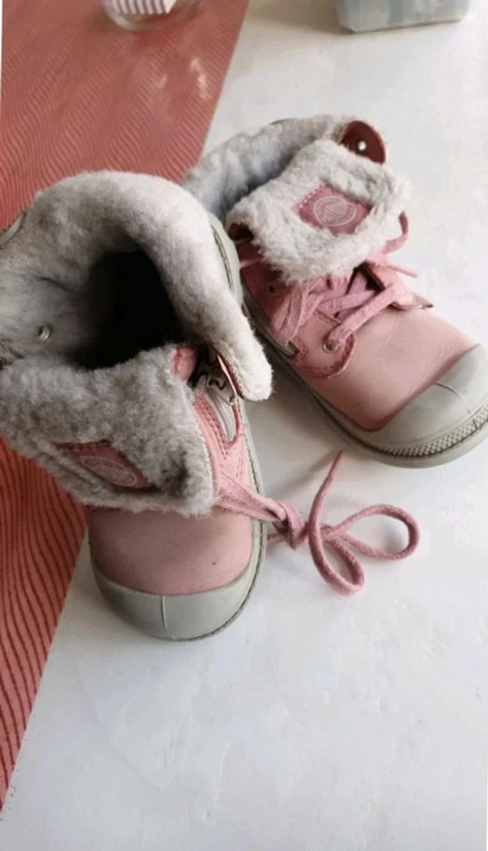 Boots 24 palladium fourrée