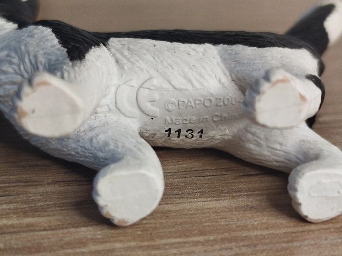 PAPO chat noir et blanc Figurine Animal domestique - photo numéro 4