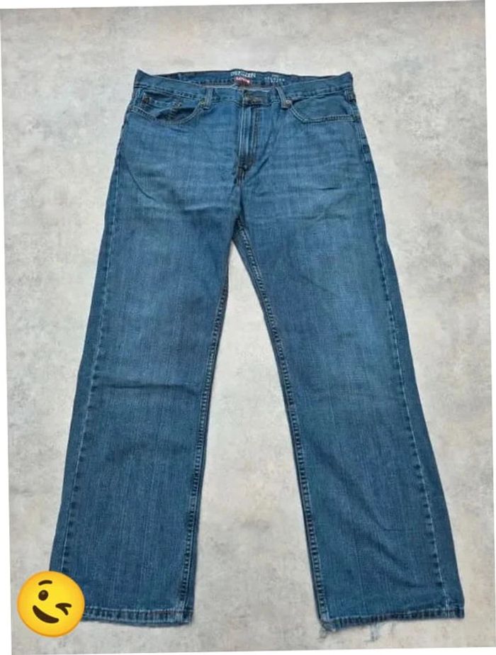 Jeans Levi's denizen W38 FR48 L32 coupe droite bleu Homme Men pan288b - photo numéro 3