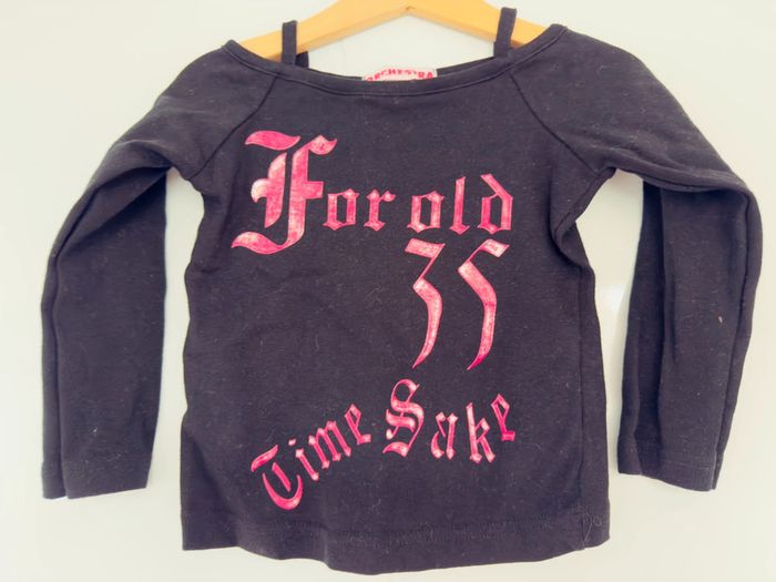 Tee-shirt Orchestra noir en 2ans