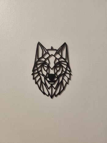 Décoration murale loup