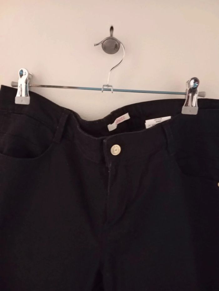 Pantacourt noir camaïeu taille xl - photo numéro 3
