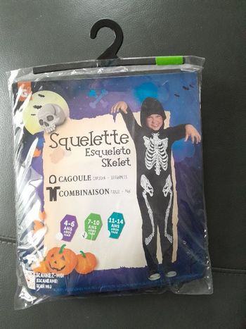 Deguisement squelette