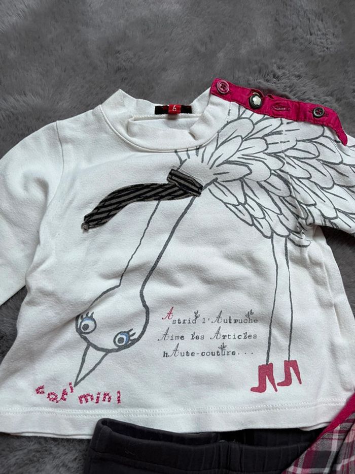 Ensemble 2 haut + 1 bas 6m - photo numéro 3