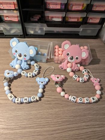 Attache tétine koala 