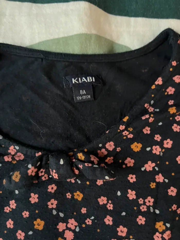 Robe été fleur mi saison taille 8 ans - photo numéro 3