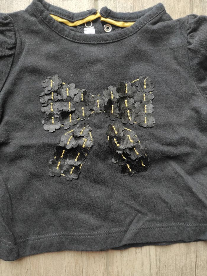 Lot de 2 t-shirt manches longues 3 mois - photo numéro 3