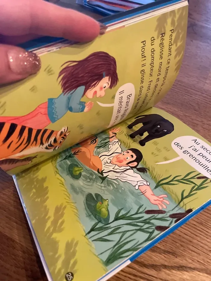 Livre premières lectures Les animaux de Lou sauve-toi Petit Tigre ! - photo numéro 8