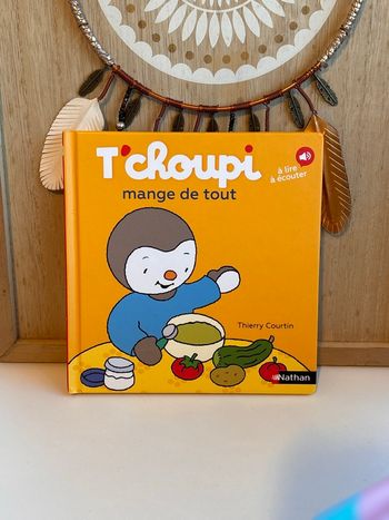 Livre tchoupi mange de tout