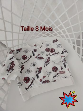 Pull Kiabi Marvel Taille 3 mois