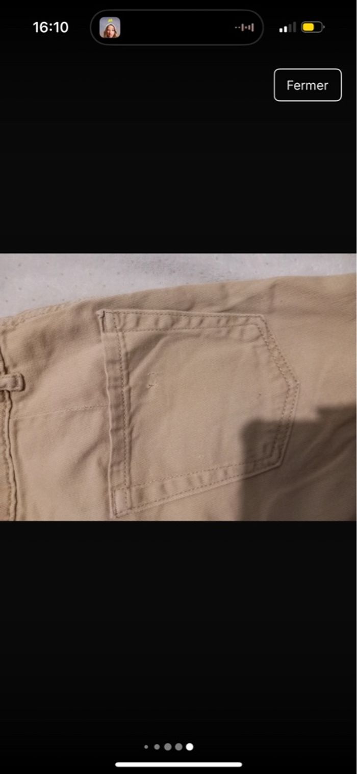 cargo beige femme - photo numéro 5