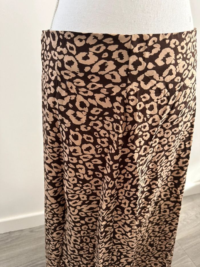 Jupe longue léopard marron et beige T40/42 L/XL - photo numéro 2