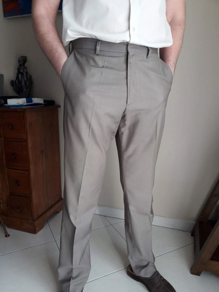 Costume gris Burton veste taille 54 pantalon 44 - photo numéro 4