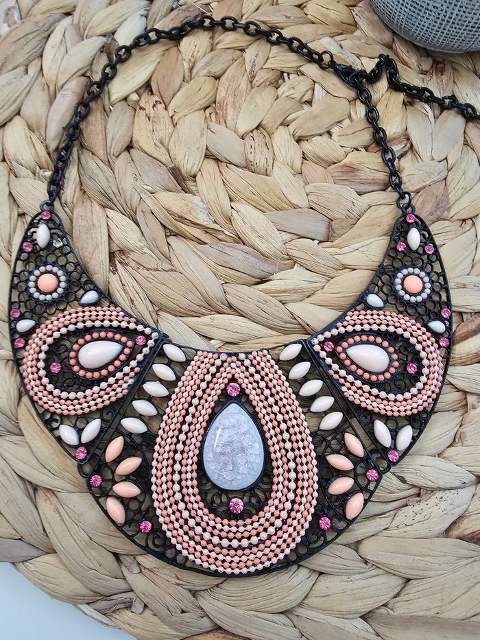 Collier fantaisie coloré - photo numéro 2