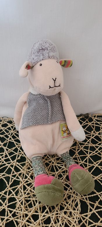 Moulin roty Les cousins du moulin monsieur ciboulette peluche mouton