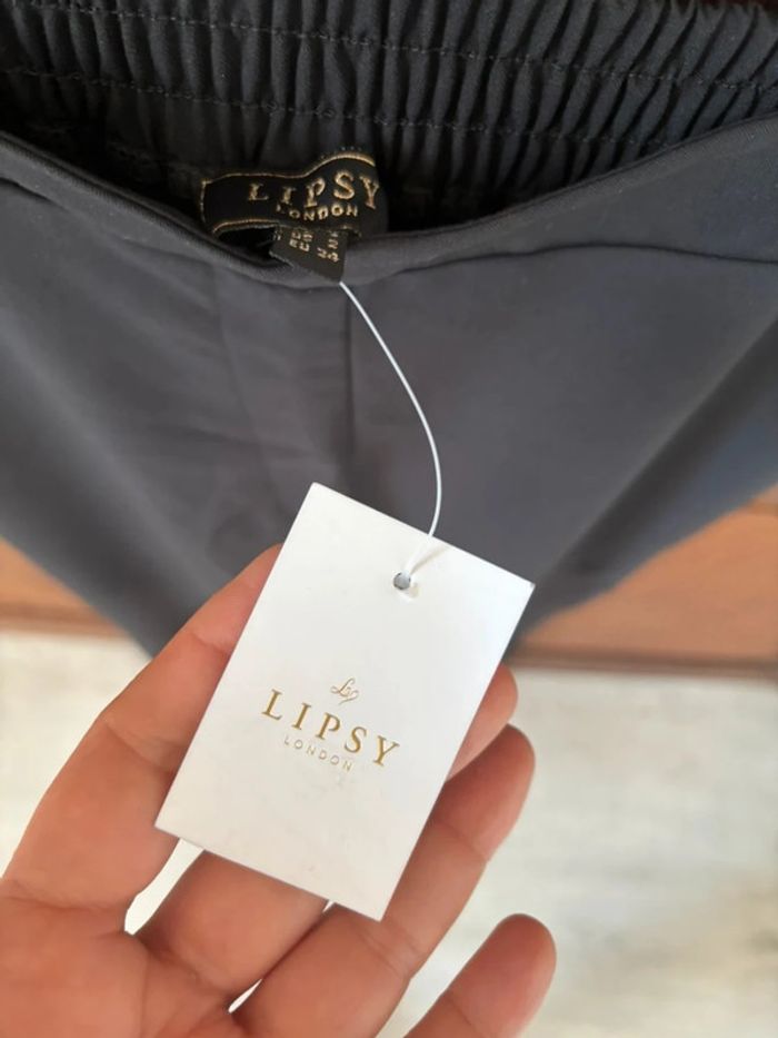 pantalon droit à revers Lypsy taille 34 - photo numéro 6