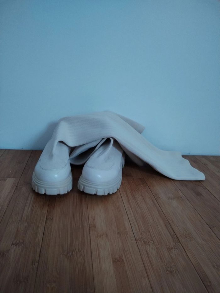 Cuissardes beige taille 39 - photo numéro 2