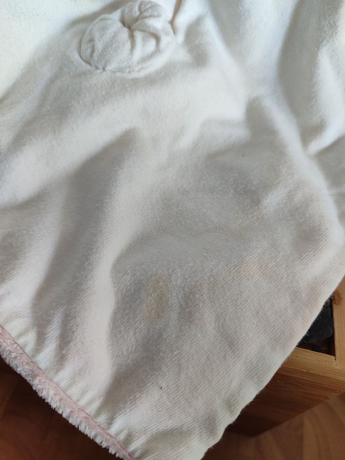 doudou noukie's vache Lola ancien vintage rose jaune crème fleur blanc marron - photo numéro 3