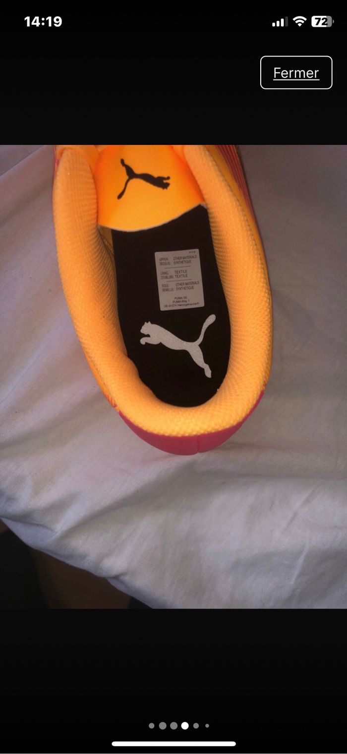 Chaussures de football puma play 43 neuf jamais porté - photo numéro 4