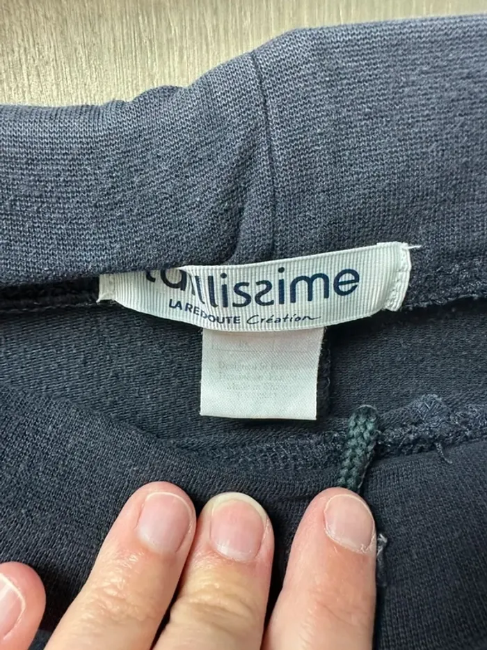 Jogging bleu marine 5XL taillissime - photo numéro 8