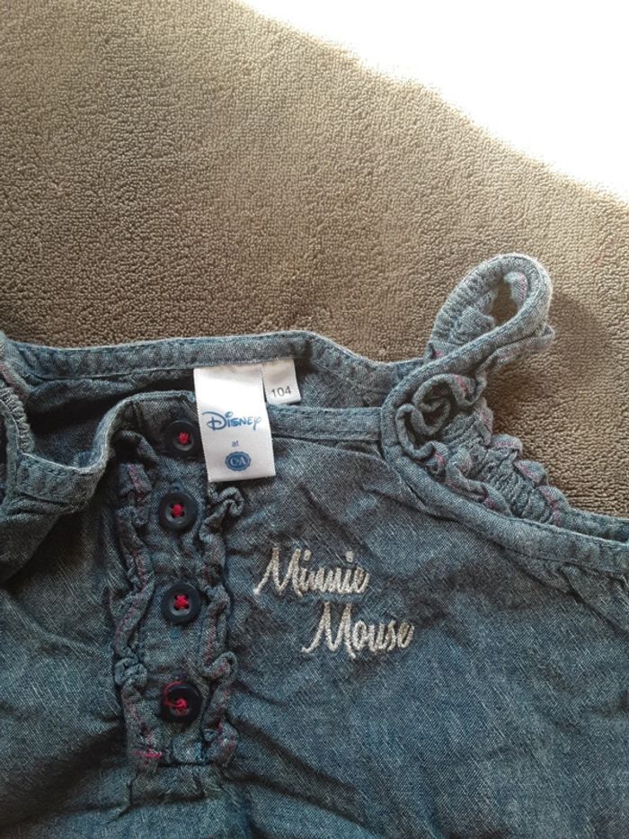 Robe minnie imitation jean 4 ans - photo numéro 2