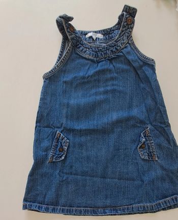 Robe en jeans fille 18 mois