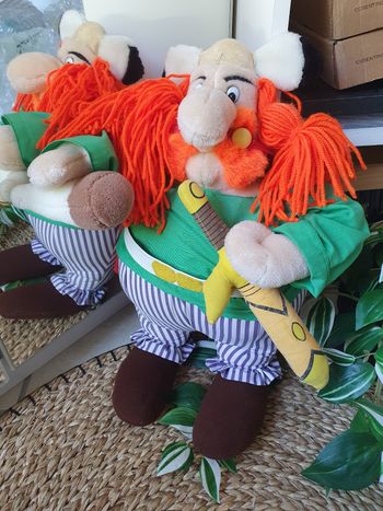 Peluche Vintage Asterix Abraracourcix