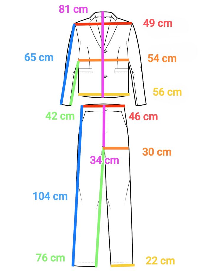 Costume smoking 2 pièces noir bleu nuit laine Vintage / Torrente - 46/XXXL - photo numéro 4