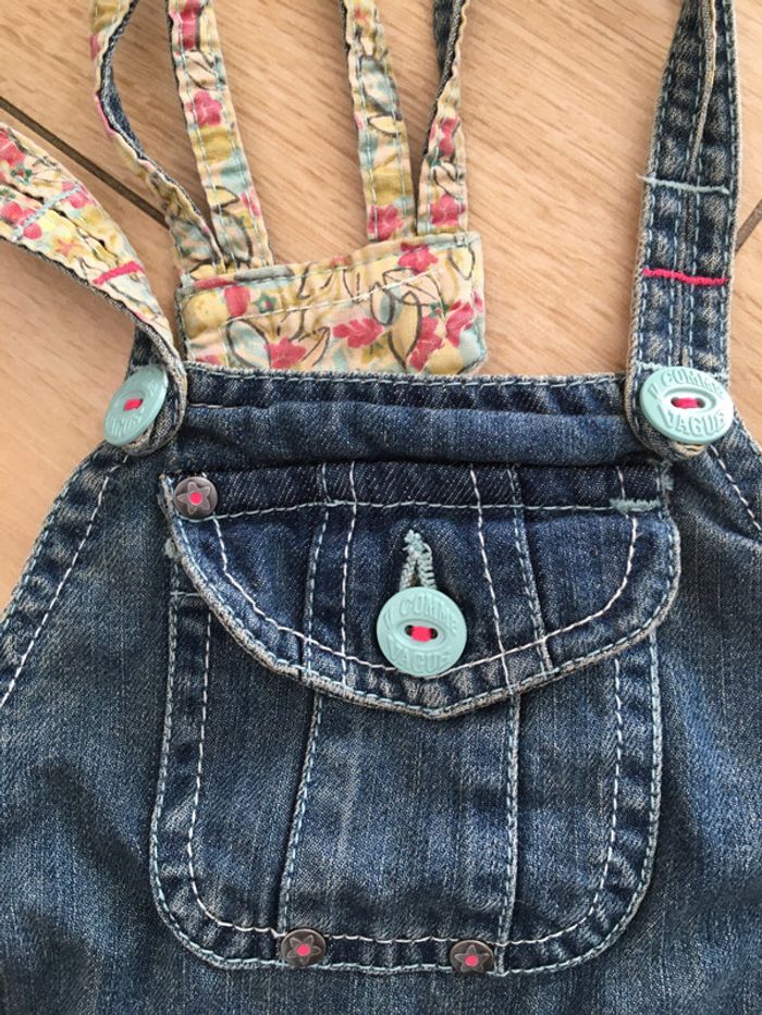 Salopette combi short sergent major - photo numéro 5