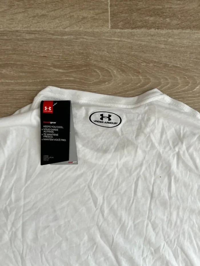 T-shirt Blanc Under Armour XL - photo numéro 5