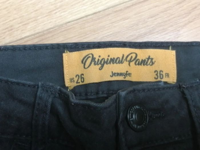 Jean noir à boutons Taille haute Jennifer - photo numéro 3