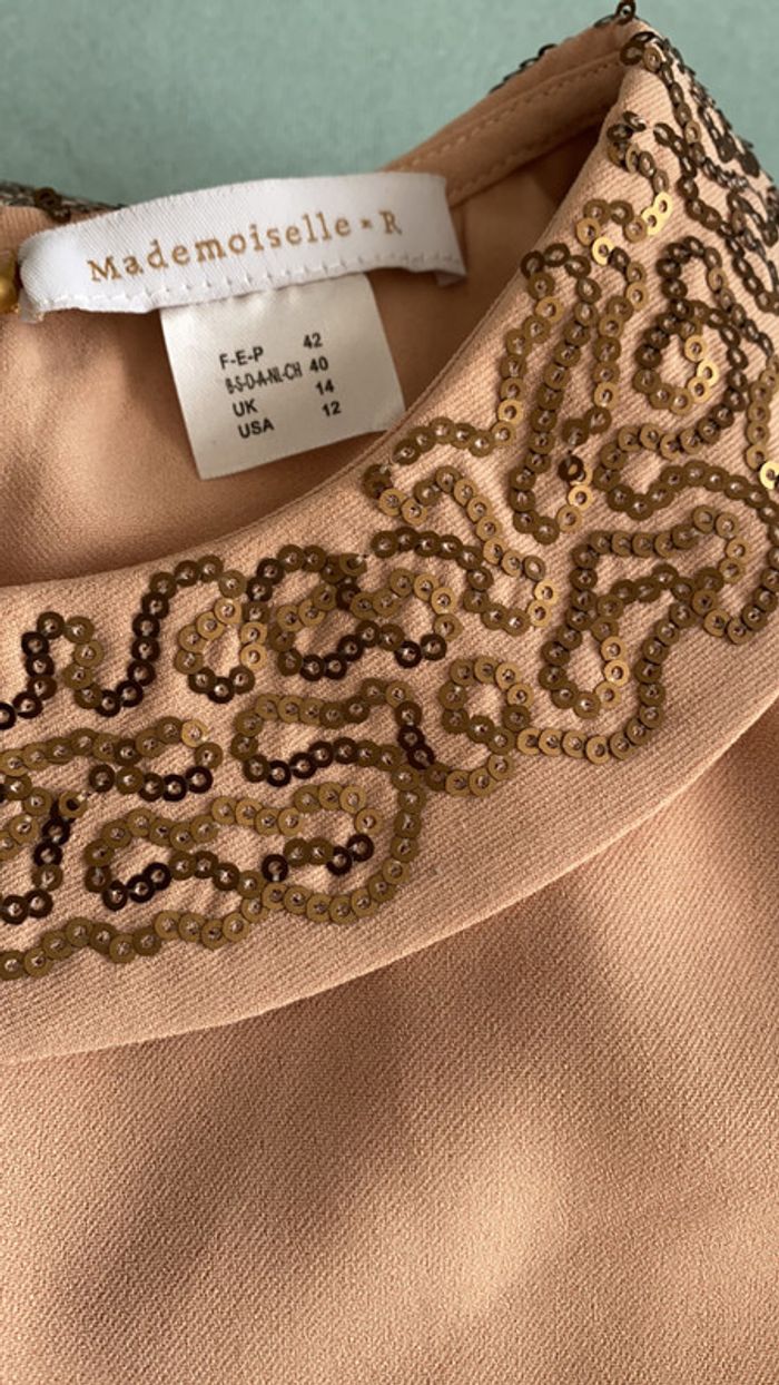Robe rose nude neuve mademoiselle R - photo numéro 3
